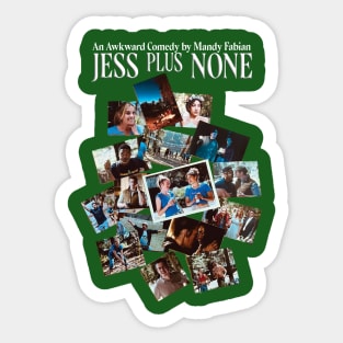 Jess Plus None (Light on Dark) Sticker